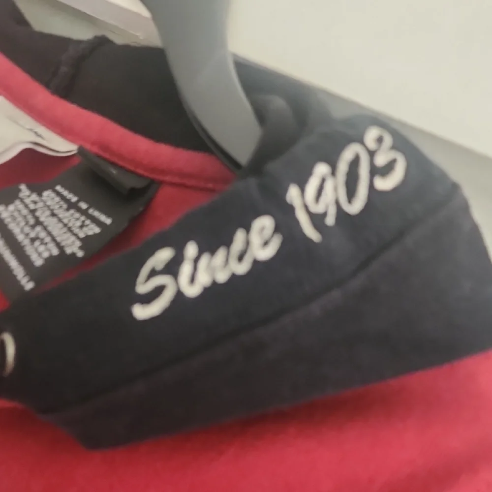 Harley-Davidson Women’s Small Red Black Zip Hoodie Jacket Vintage Biker Y2K - Picture 6 of 9